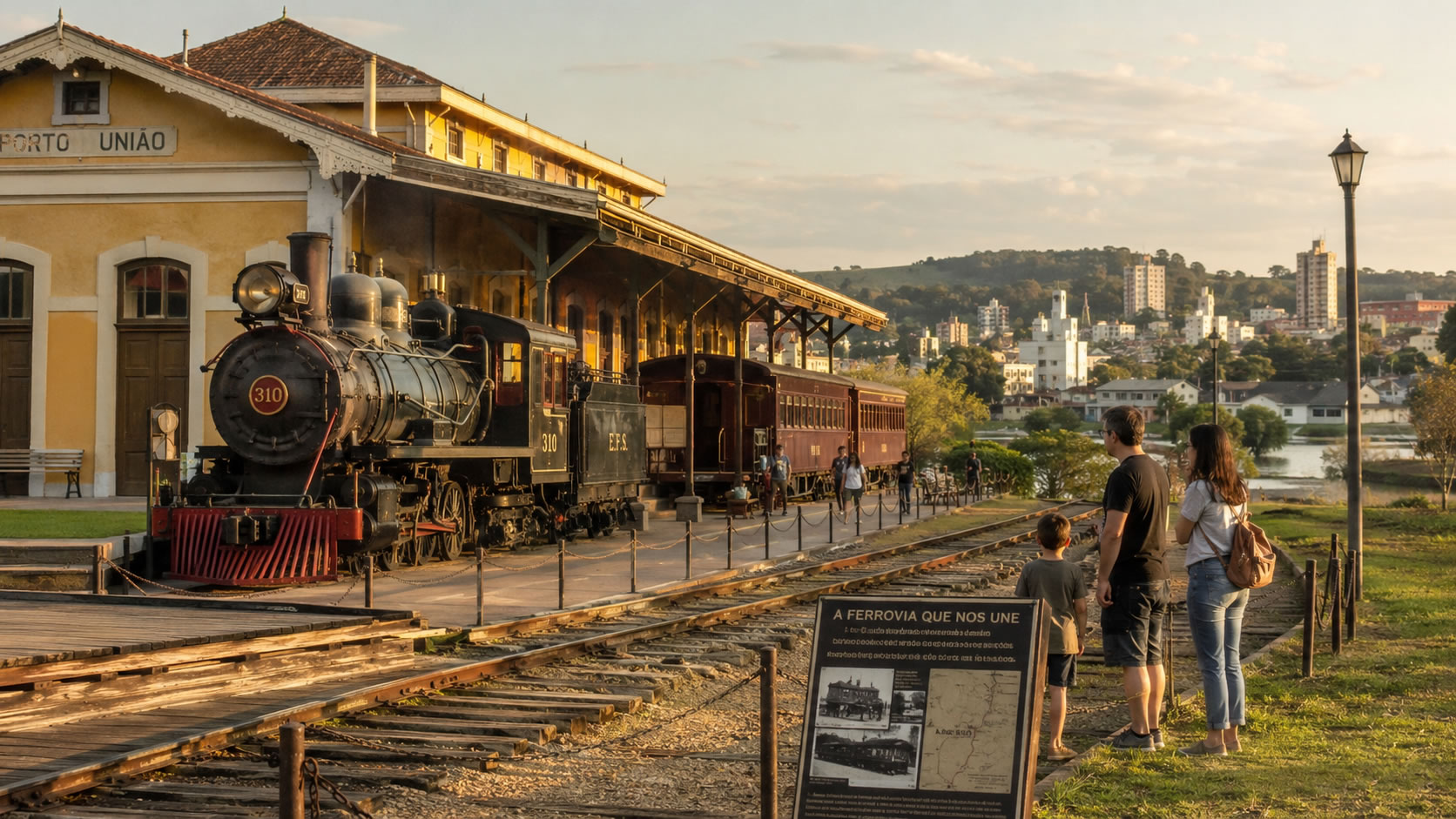 A ferrovia como memória viva de Porto União